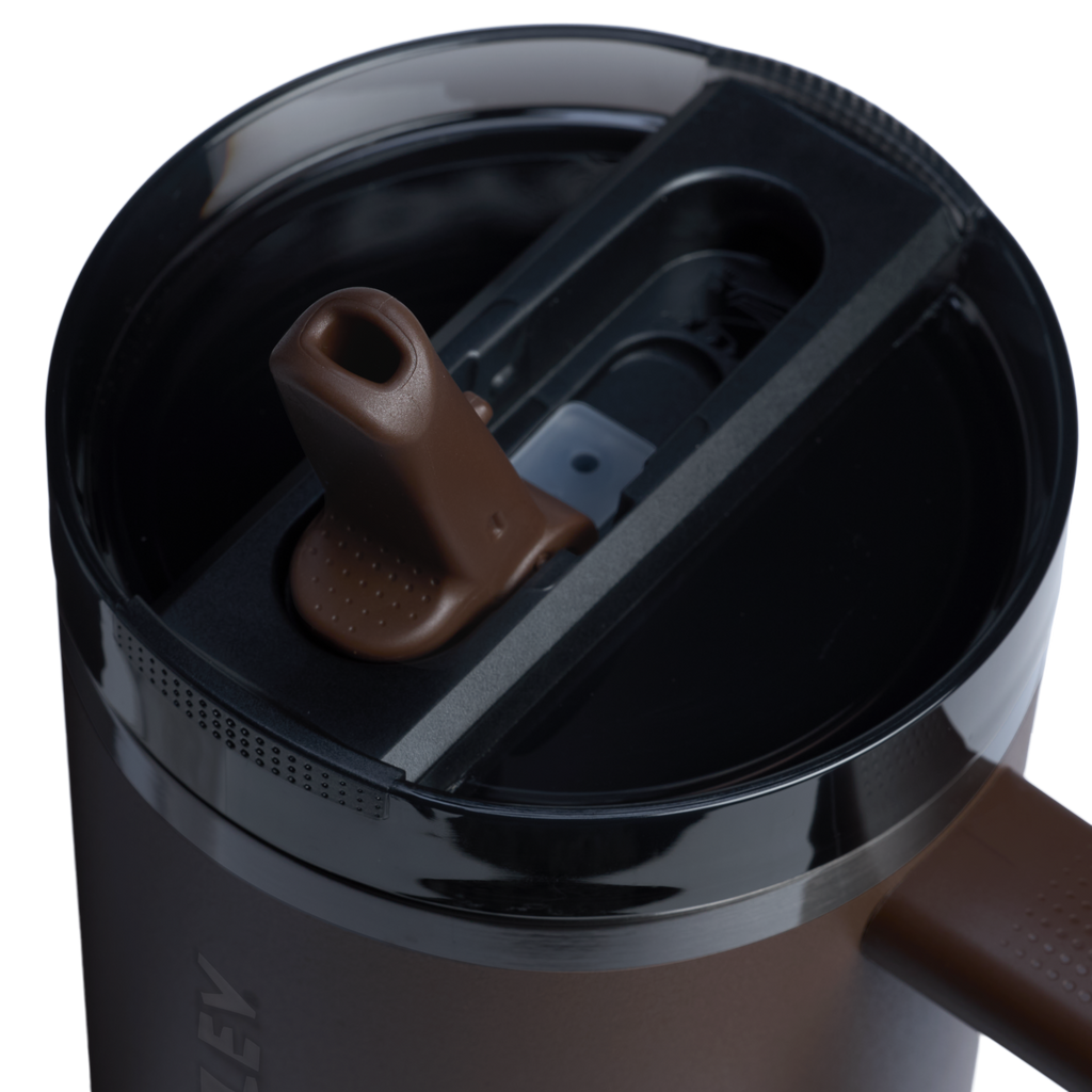 Car-Cup Friendly The Quencher H2.0 Flowstate Tumbler D050X - Double-Wall Vacuum Insulated Travel Tumbler with Straw Detail