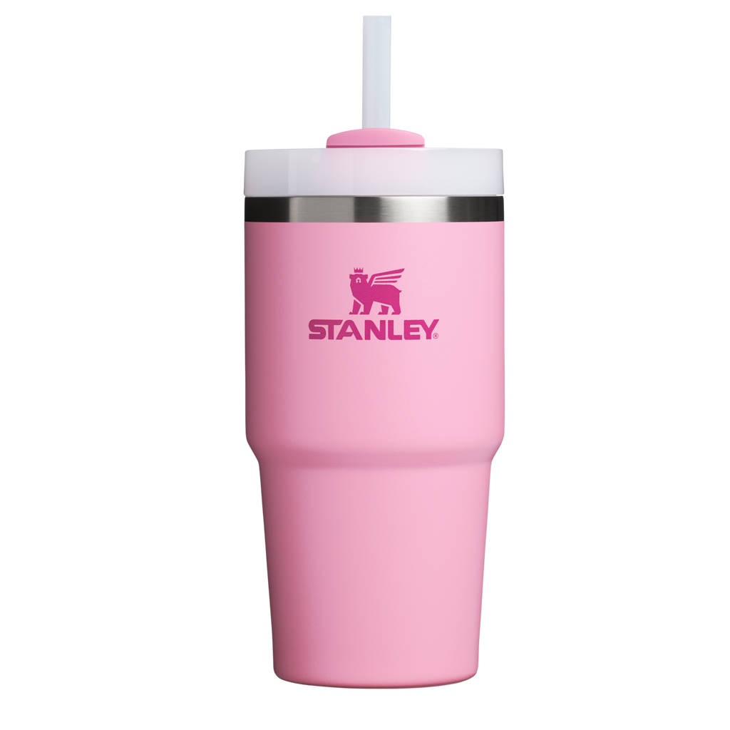Double-Wall Vacuum The Quencher H2.0 Flowstate Tumbler | Stanley Create D330L - 40oz Large Capacity Car-Cup Friendly Quencher - Rose Quartz 2.0