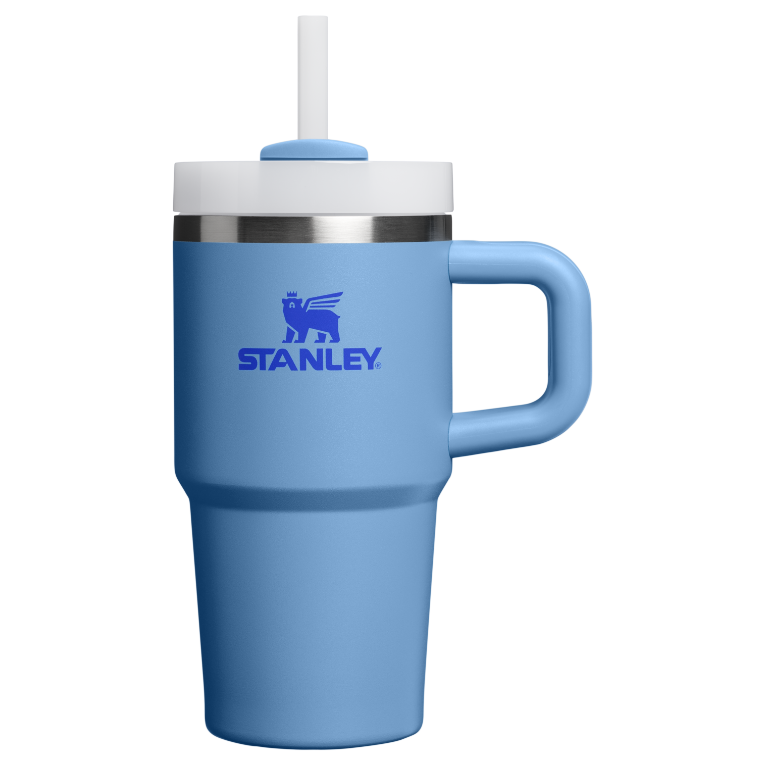 Car-Cup Friendly The Quencher H2.O Flowstate Tumbler D069R - Premium Stainless Steel Straw Cup for All-Day Hydration - Blue Sky