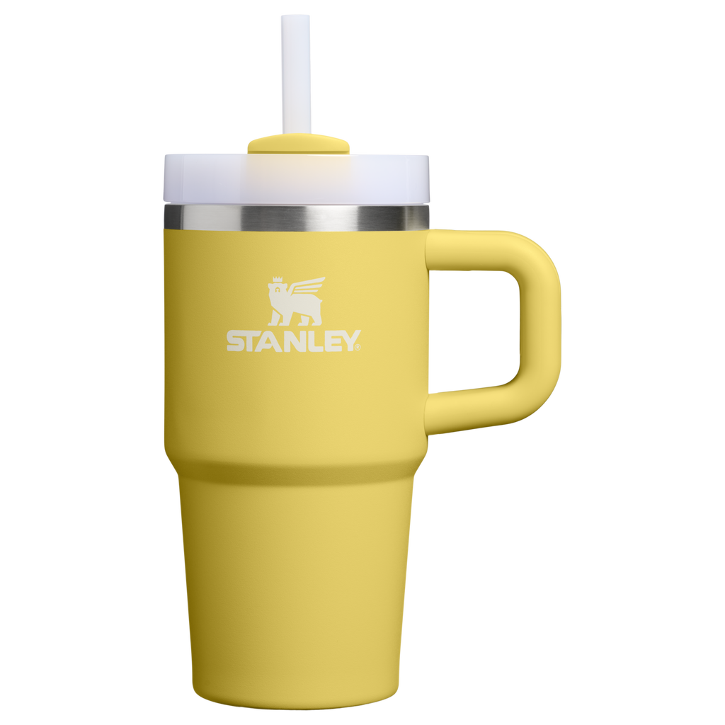 Car-Cup Friendly The Quencher H2.O Flowstate Tumbler D069R - Premium Stainless Steel Straw Cup for All-Day Hydration - Daffodil