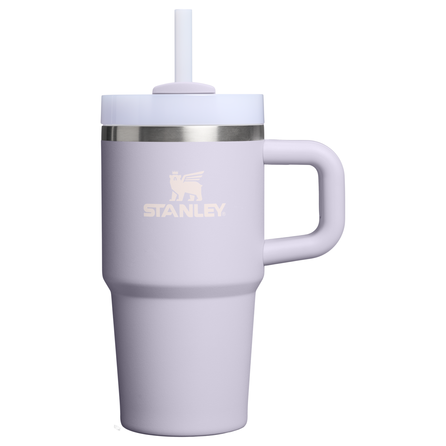 Splash-Resistant FlowState The Quencher H2.O Flowstate Tumbler | Stanley Create D274S - FlowState 3-Position Lid Insulated Travel Mug - Purple Dust