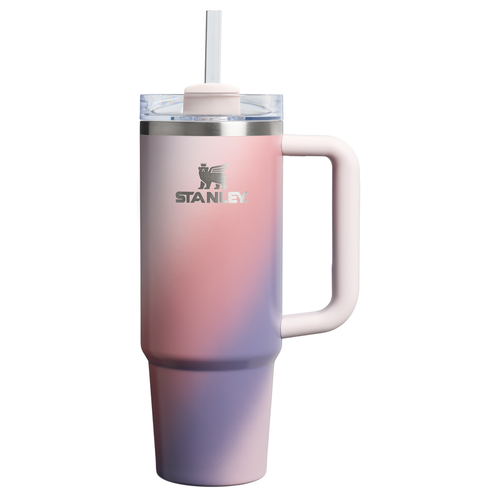 Double-Wall Vacuum The Quencher H2.0 Flowstate Tumbler D051L - FlowState 3-Position Lid Insulated Travel Mug - Dawn Spiral