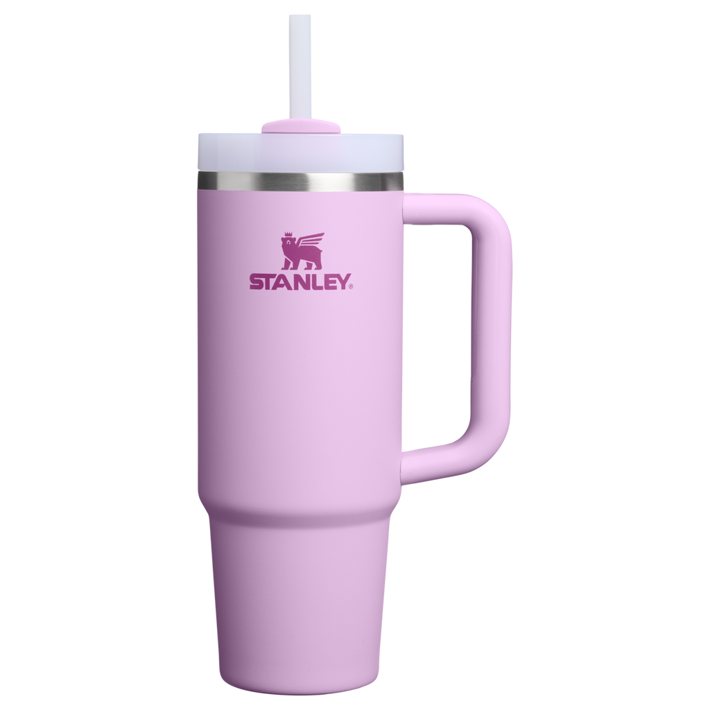 Double-Wall Vacuum The Quencher H2.0 Flowstate Tumbler | Stanley Create D331C - FlowState 3-Position Lid Insulated Travel Mug - Soft Orchid