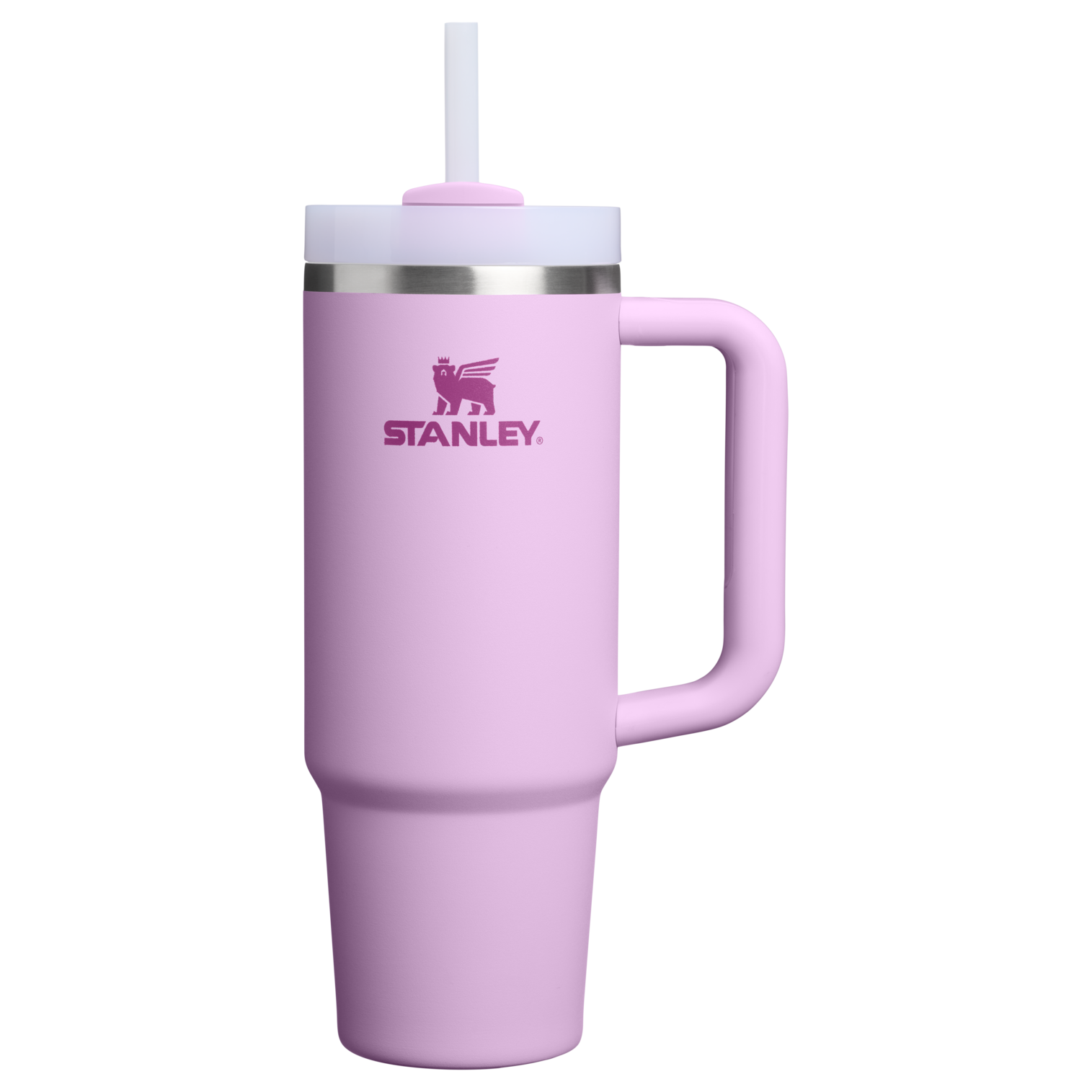 Double-Wall Vacuum The Quencher H2.0 Flowstate Tumbler | Stanley Create D331C - FlowState 3-Position Lid Insulated Travel Mug - Soft Orchid