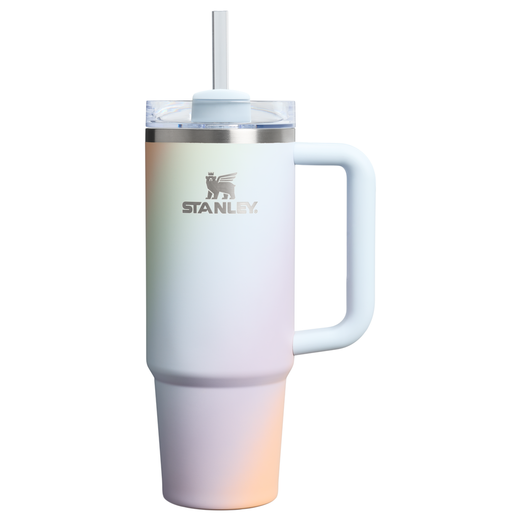 Double-Wall Vacuum The Quencher H2.0 Flowstate Tumbler D051L - FlowState 3-Position Lid Insulated Travel Mug - Sunrise Spiral