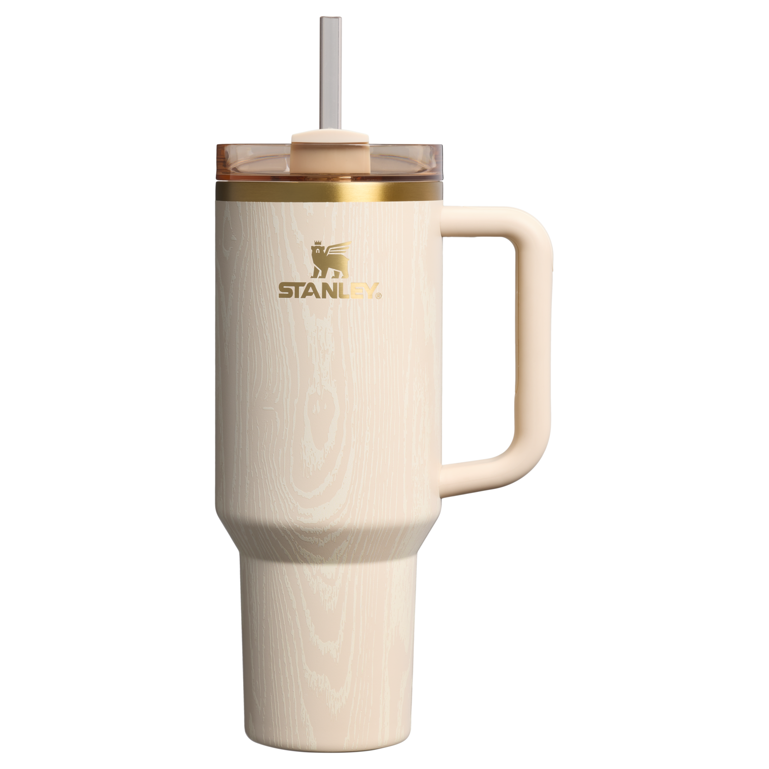 Insulated Travel The Cheers & Cheer Quencher H2.0 Flowstate Tumbler D188Q - Premium Stainless Steel Straw Cup for All-Day Hydration - Birch Woodgrain