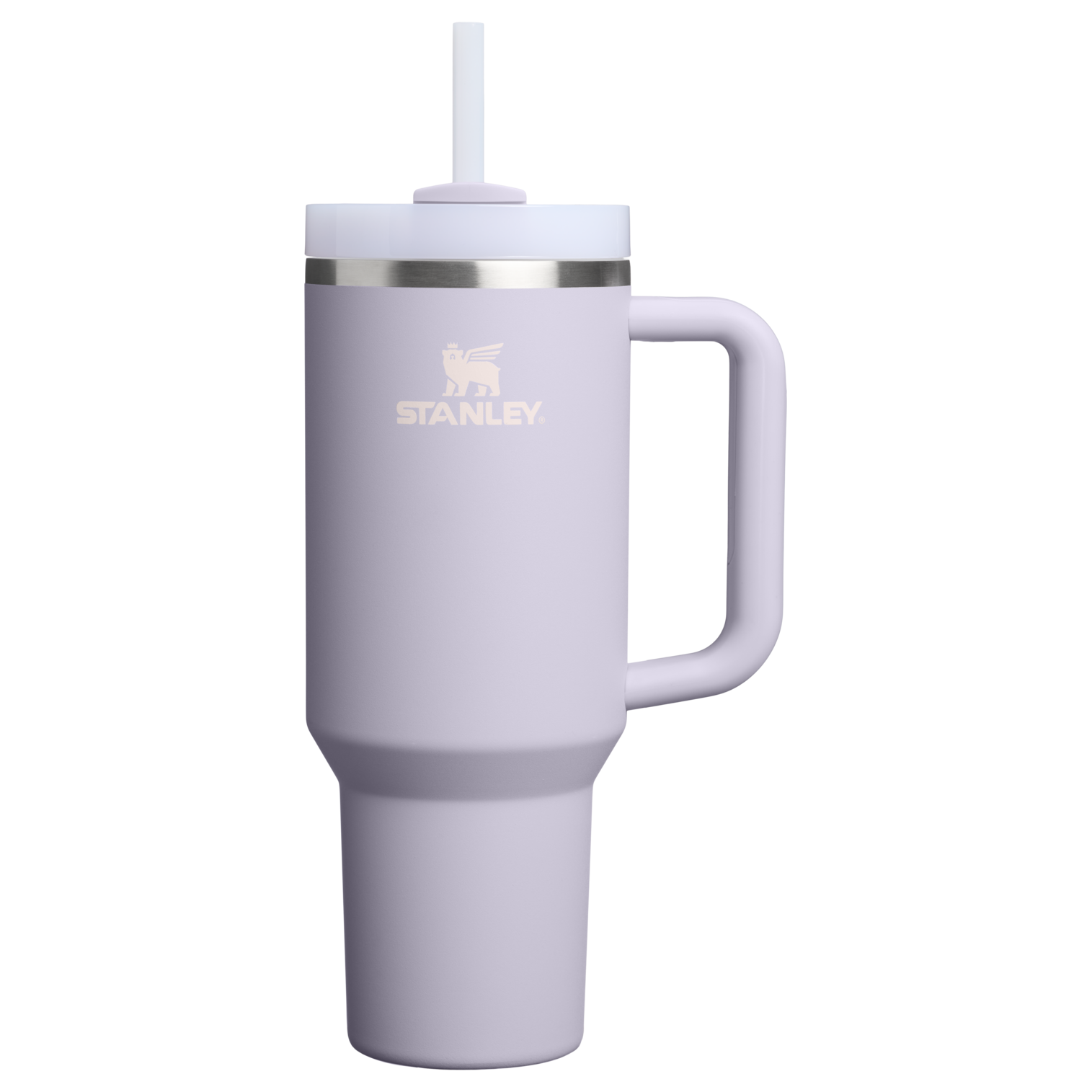 Car-Cup Friendly The Quencher H2.0 Flowstate Tumbler  | Stanley Create D332L - Premium Stainless Steel Straw Cup for All-Day Hydration - Purple Dust