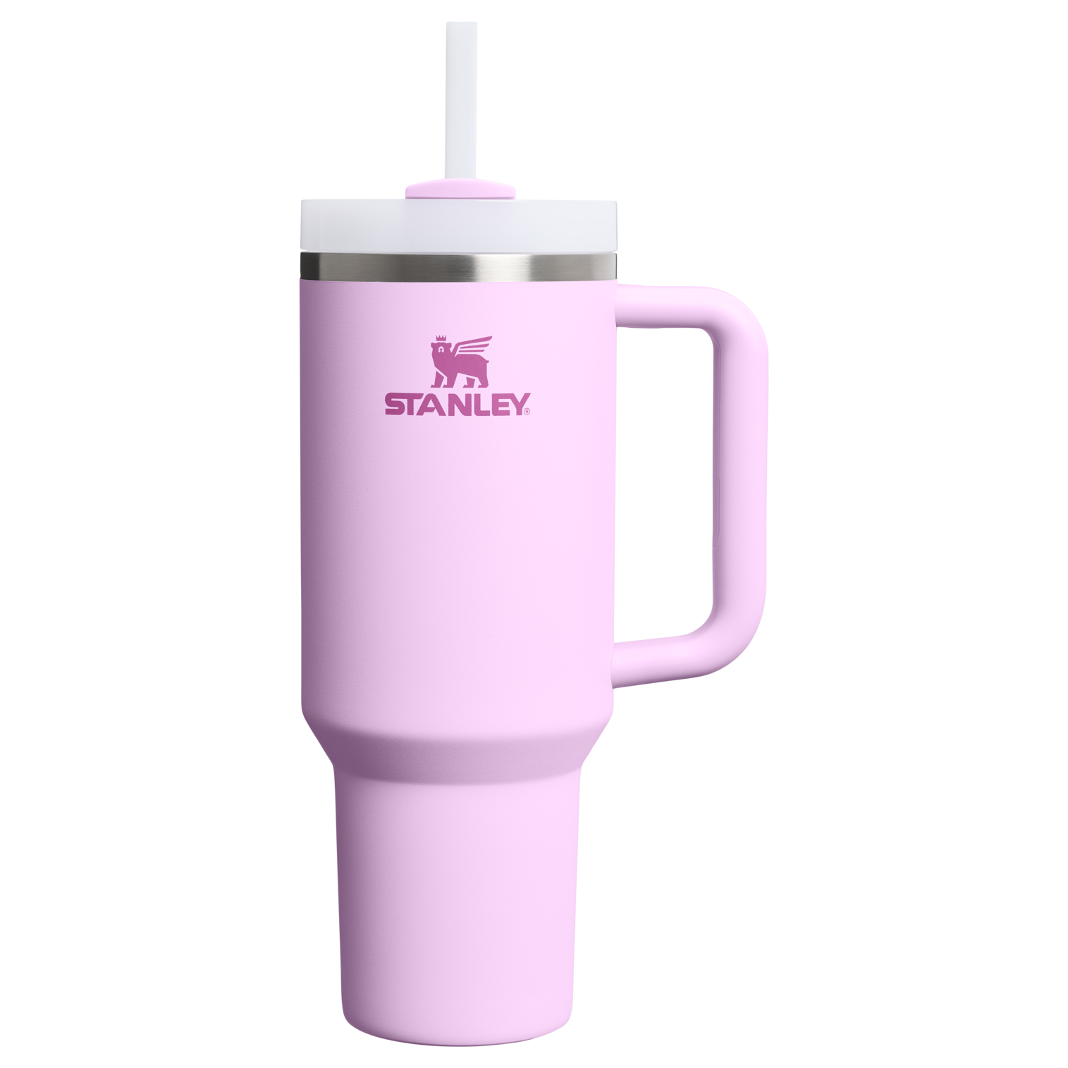 Car-Cup Friendly The Quencher H2.0 Flowstate Tumbler  | Stanley Create D332L - Premium Stainless Steel Straw Cup for All-Day Hydration - Soft Orchid