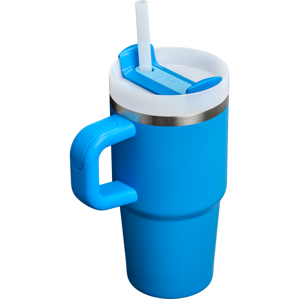 Double-Wall Vacuum The Quencher H2.O Flowstate Tumbler with Handle | Stanley Create D309N - FlowState 3-Position Lid Insulated Travel Mug Detail