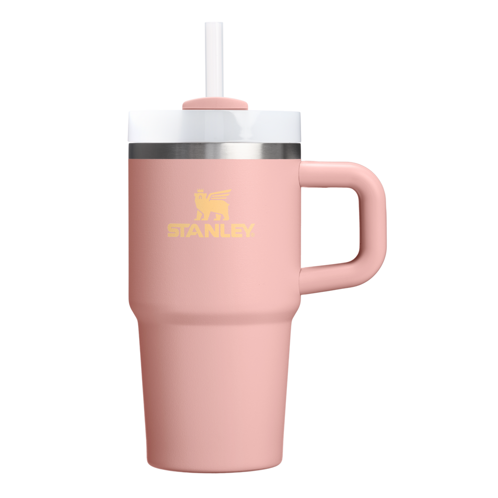 Car-Cup Friendly The Quencher H2.O Flowstate Tumbler D069R - Premium Stainless Steel Straw Cup for All-Day Hydration - Peach Rose
