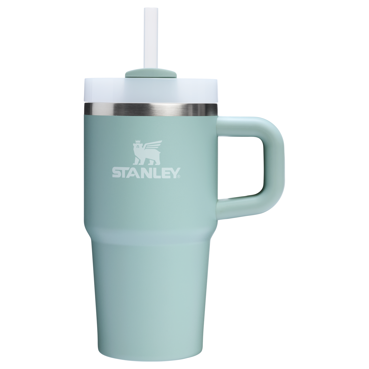 Splash-Resistant FlowState The Quencher H2.O Flowstate Tumbler | Stanley Create D274S - FlowState 3-Position Lid Insulated Travel Mug Detail