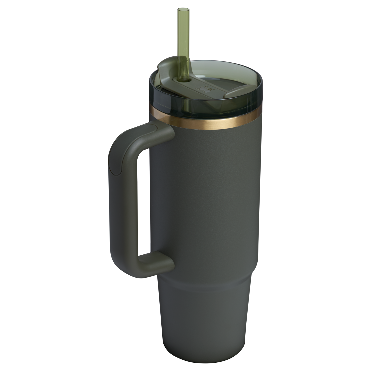 Double-Wall Vacuum The Quencher H2.0 Flowstate Tumbler | Stanley Create D331C - FlowState 3-Position Lid Insulated Travel Mug Detail