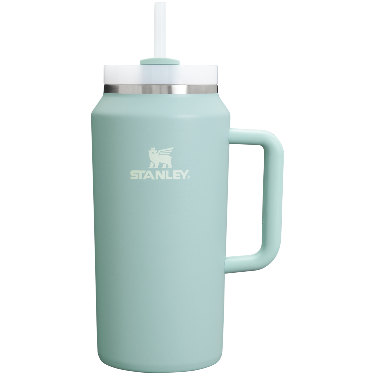 Double-Wall Vacuum The Quencher H2.0 Flowstate Tumbler D365U - 40oz Large Capacity Car-Cup Friendly Quencher - Seafoam