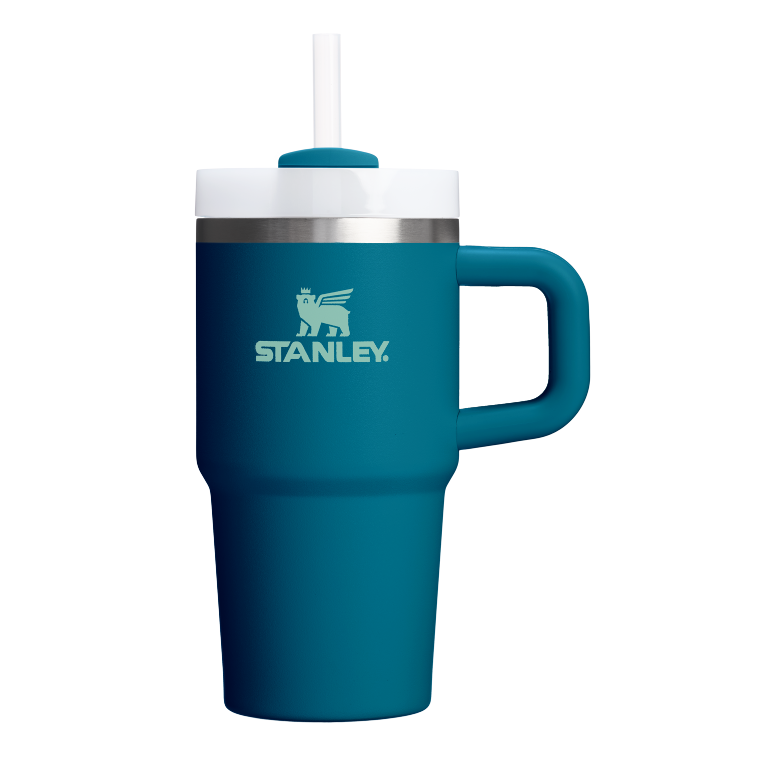 Car-Cup Friendly The Quencher H2.O Flowstate Tumbler D069R - Premium Stainless Steel Straw Cup for All-Day Hydration - Coastal Teal