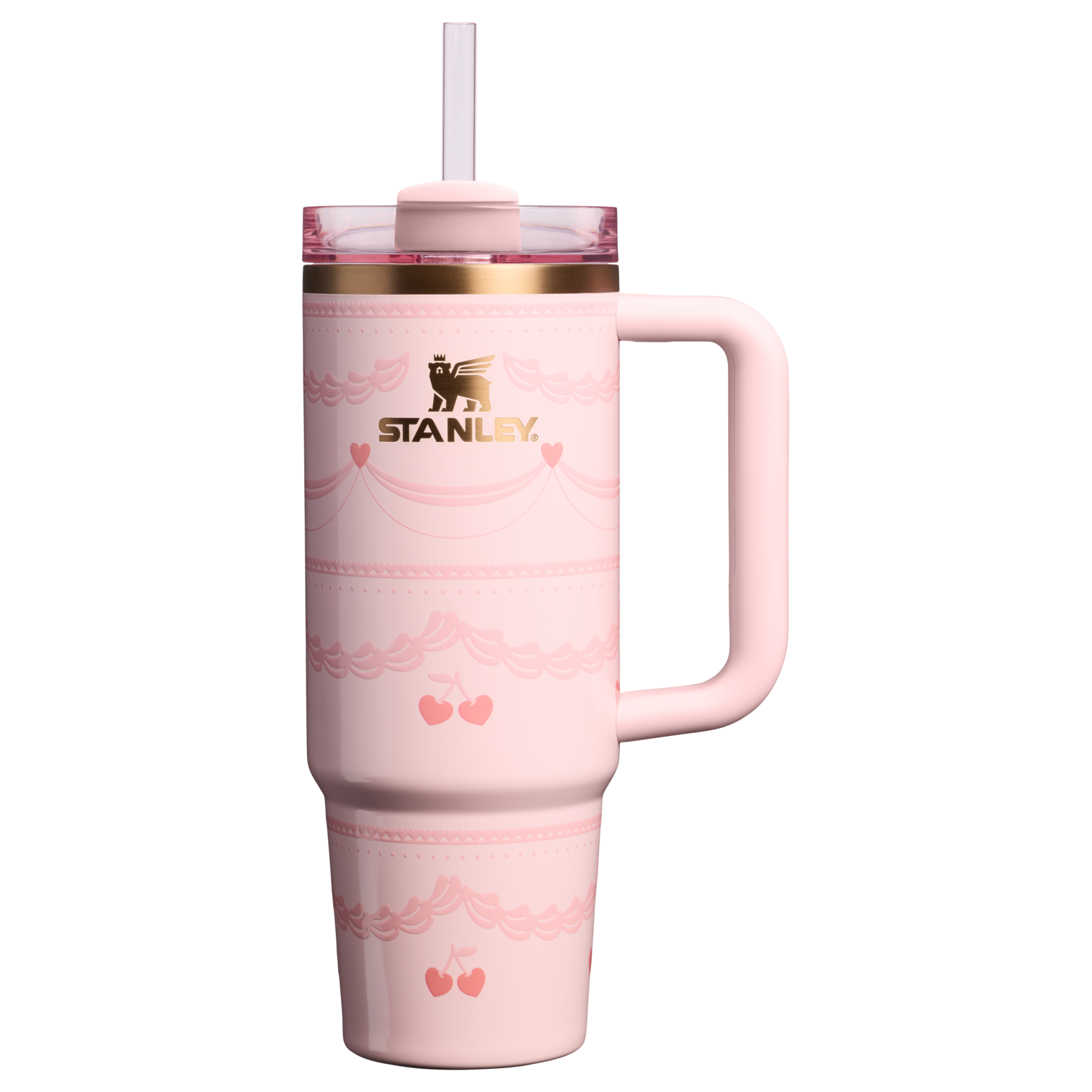 Insulated Travel The Valentine’s Day Quencher H2.0 Flowstate Tumbler D232U - FlowState 3-Position Lid Insulated Travel Mug - Pink Velvet Cake
