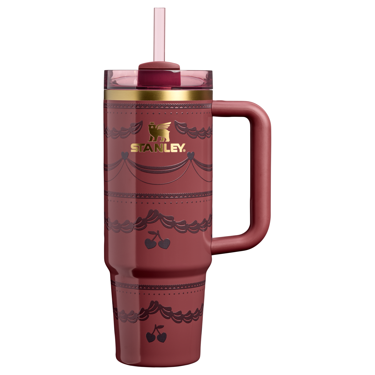 Insulated Travel The Valentine’s Day Quencher H2.0 Flowstate Tumbler D232U - FlowState 3-Position Lid Insulated Travel Mug - Red Velvet Cake