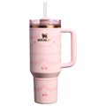 Double-Wall Vacuum The Valentine’s Day Quencher H2.0 Flowstate Tumbler D231T - Double-Wall Vacuum Insulated Travel Tumbler with Straw - Pink Velvet Cake