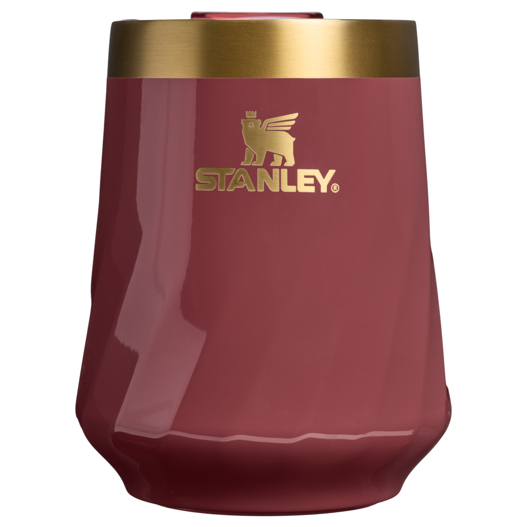 Flavor-Preserving The Valentine’s Day Textured Reserve Wine Tumbler D233K - Shatterproof Flavor-Preserving Cocktail Tumbler with Lid - Red Velvet Gloss