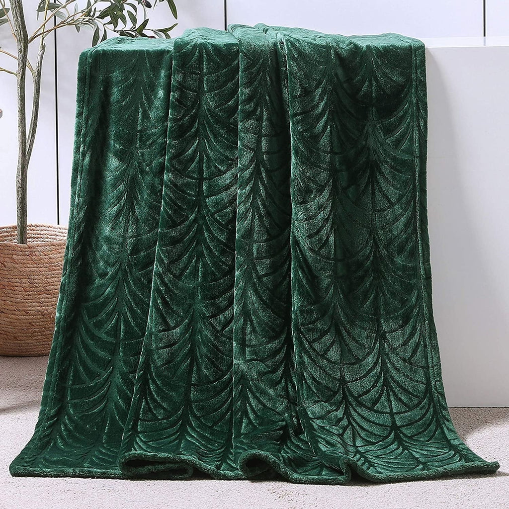 Reversible Sherpa Fleece Throw Blanket for Couch, Soft Fluffy Sofa Bed Blanket with Vintage Pattern for All Season, Warm and Lightweigh... - Cozy Fleece Throw Blanket for Couch & Bed - Default Title