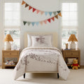 Luxurious Quilted Kids 2 Piece Khaki Comforter and Sham Bedding Set, Twin/Full - Luxurious Quilted Duvet Cover Set - Default Title