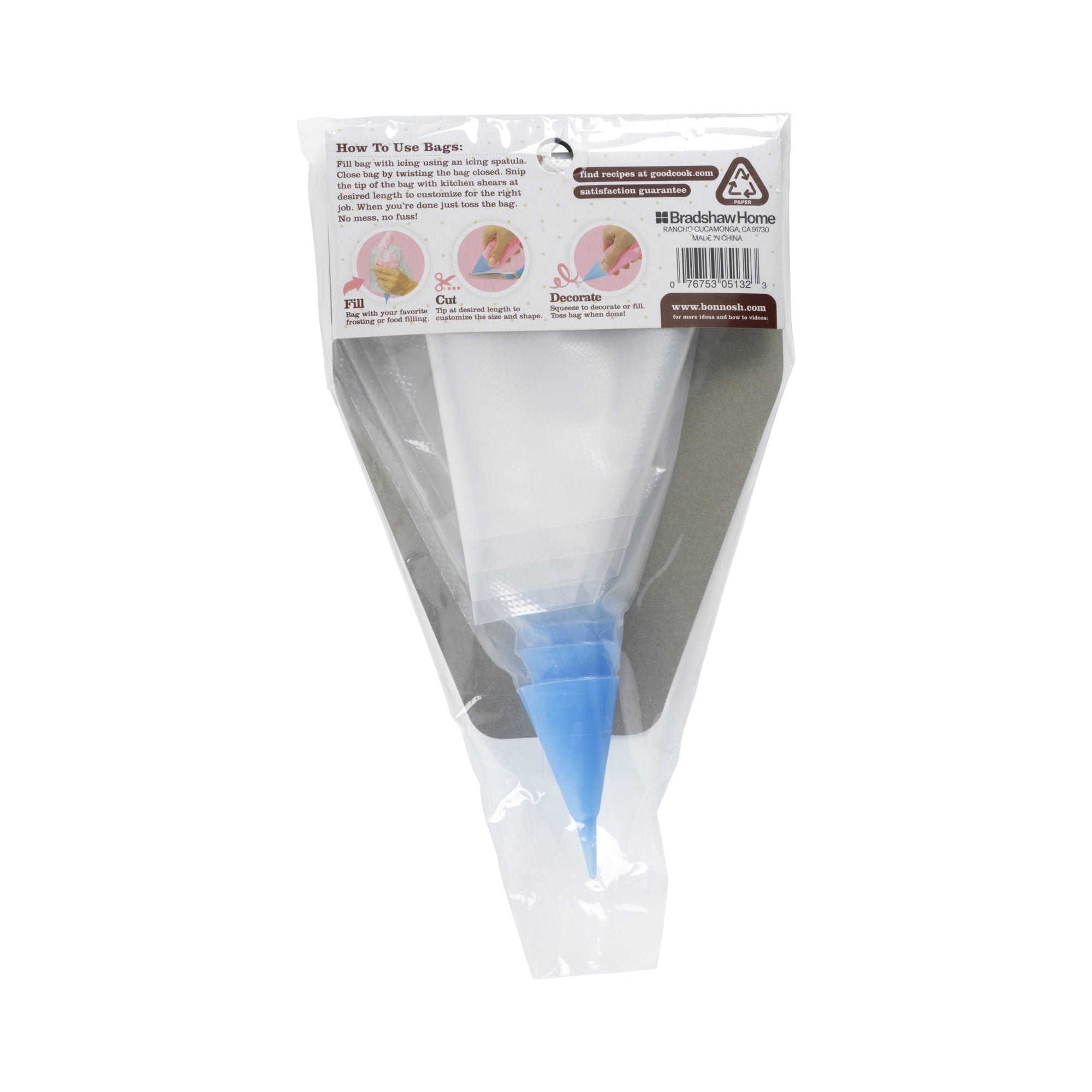 Time-Saving Bags with Cut-to-Size Oodle Round Tips, 4-Count - Multi-Functional Manual Food Chopper & Slicer Detail