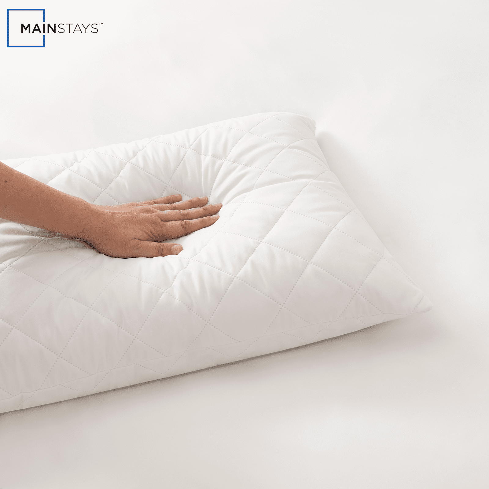 Decorative Plump Memory Foam Cluster Bed Pillow, Standard Queen - Orthopedic Shredded Foam Bed Pillow Set Detail