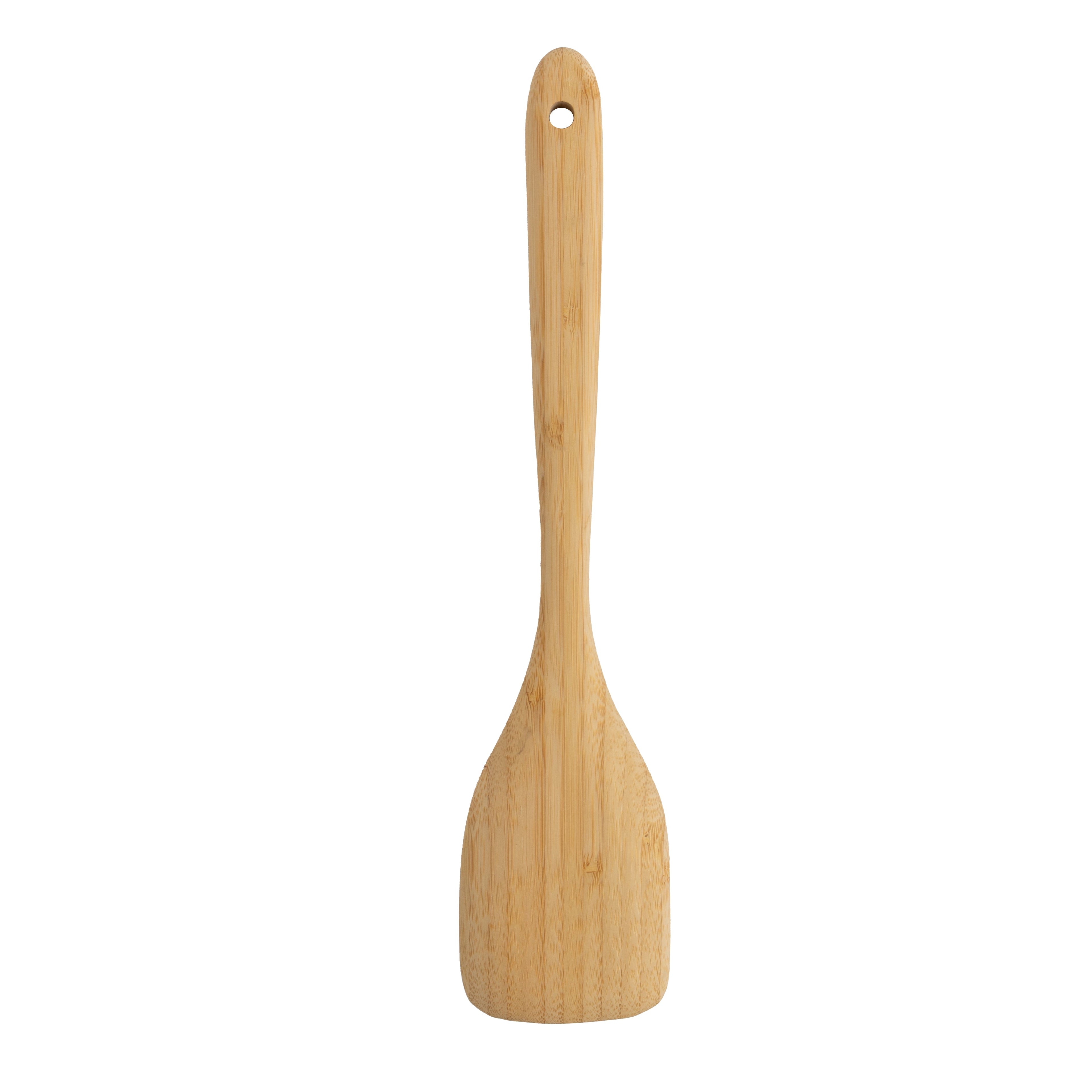 Heavy Duty Bamboo Turner, Crafted , Cooking and Kitchen, 12.99 x 2.67 x 0.59 inch. - Multi-Purpose Hand Tool for Daily Meal Prep Detail