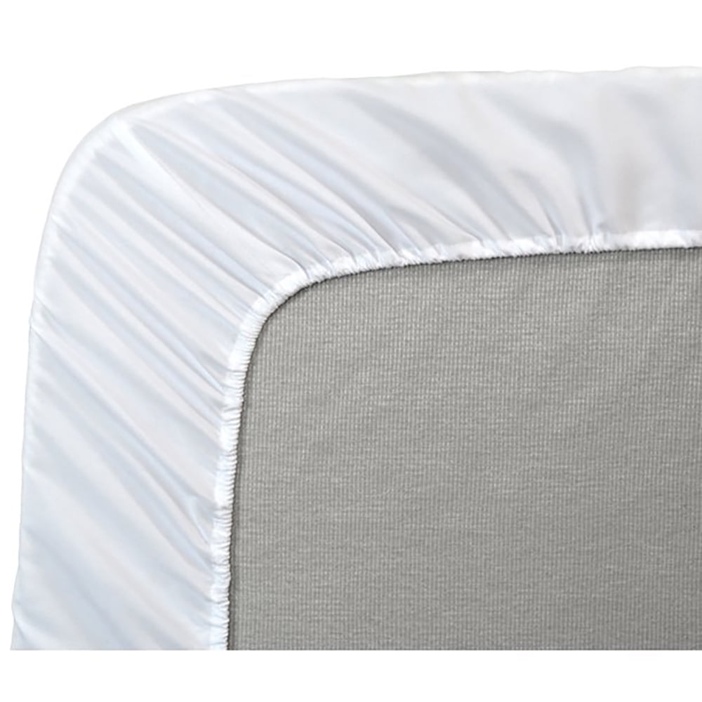 Cooling Sateen Hotel Collection Rayon derived - 6 Piece, Queen, White - Breathable Egyptian Cotton Flat & Fitted Sheets Detail