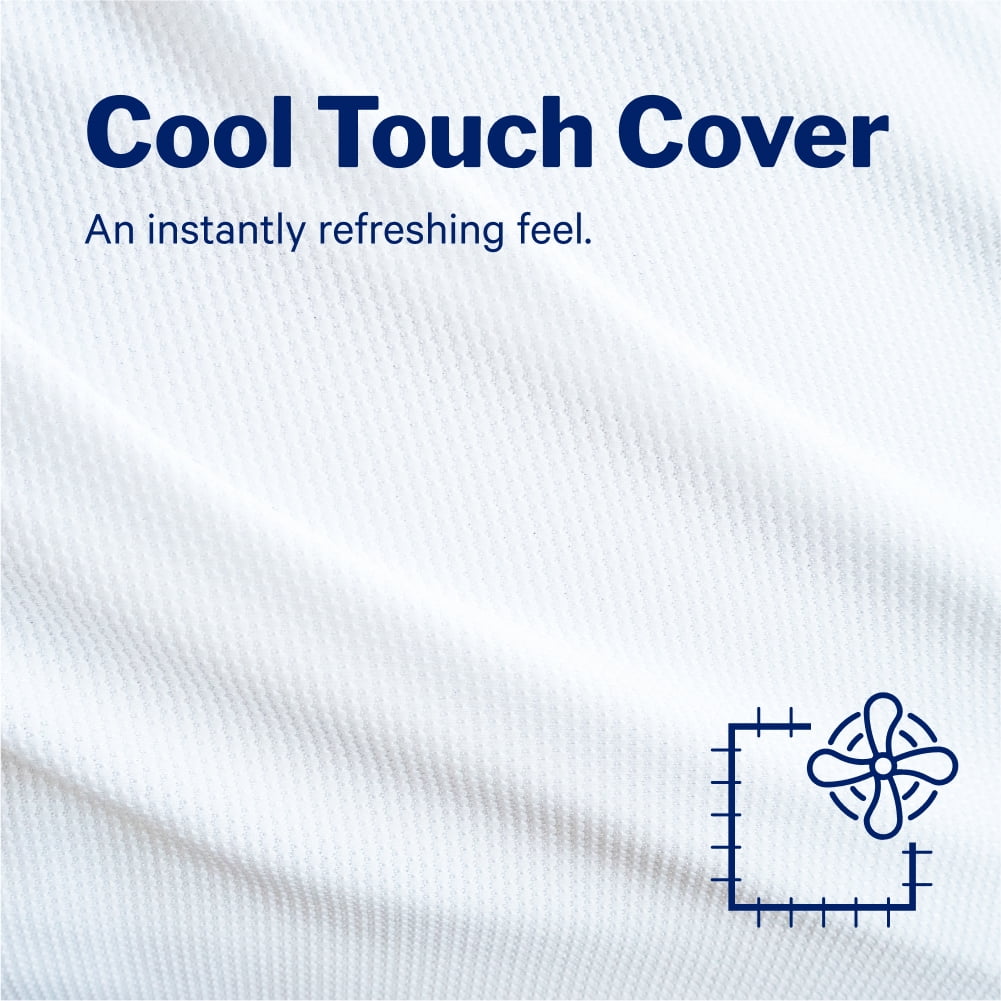 Ergonomic Memory Foam Sleep Essential Cooling Pillow, Standard - Decorative Throw Pillow Cushion for Sofa & Bed Detail