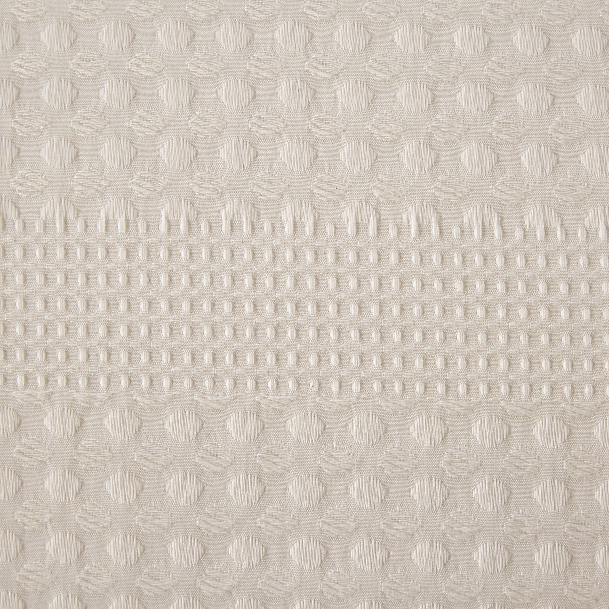 All-Season 5-Piece Papyrus Beige Waffle Comforter Set, Full/Queen - All-Season Down Alternative Comforter Insert Detail