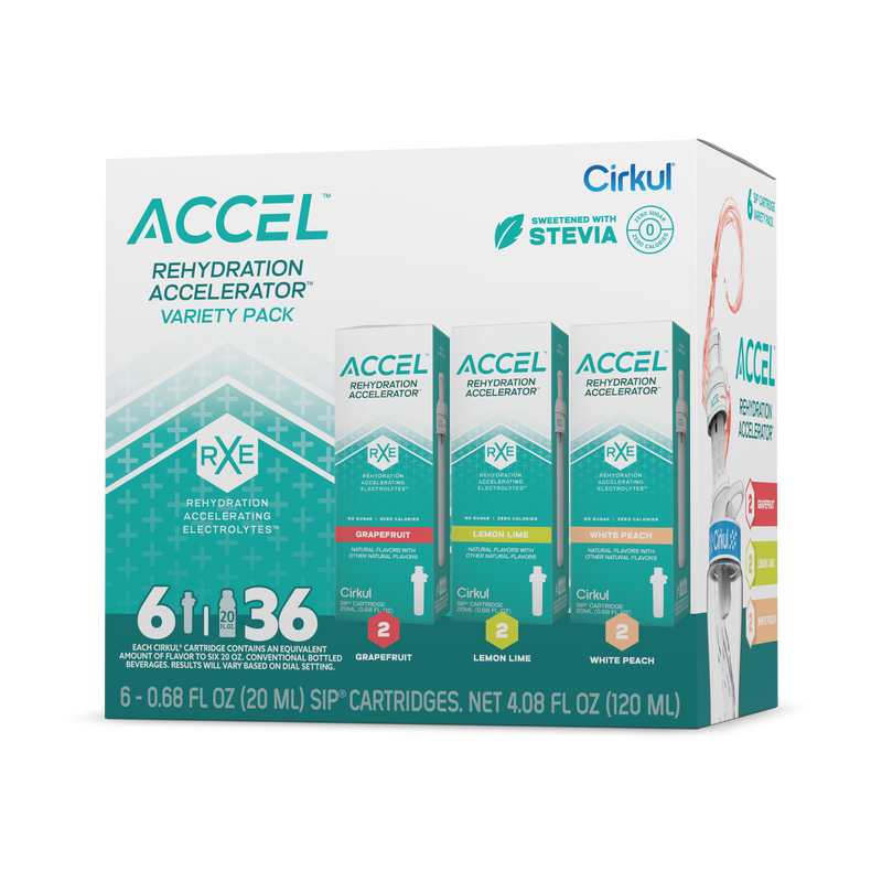 Refreshing Electrolyte Accel 6-Pack Variety Pack IZ9I - Vitamin-Infused Natural Refreshing Flavor Core - Default Title