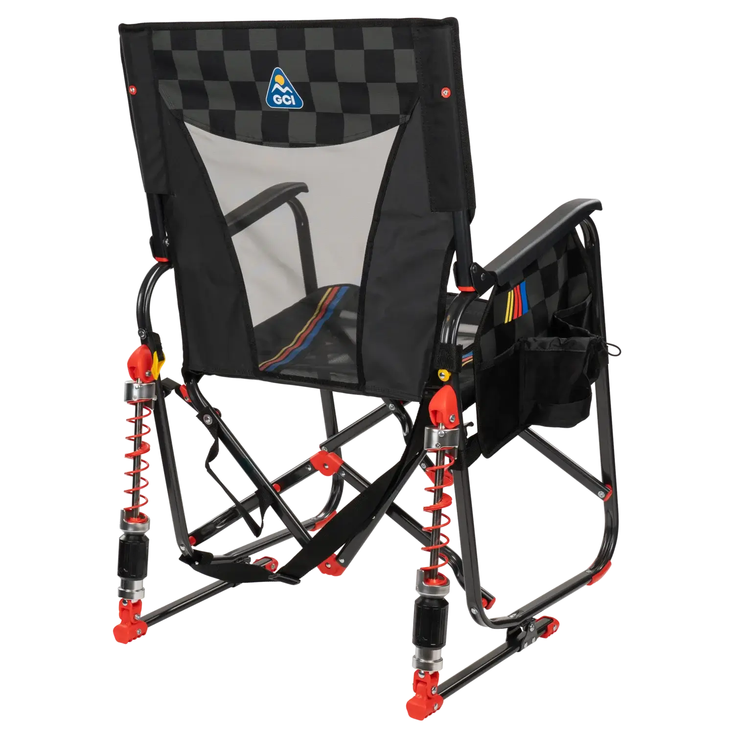 Smooth Motion Adjustable Rocker - NASCAR - Choice 899 - RoadTrip Rocker Smooth Motion Camp Chair Detail