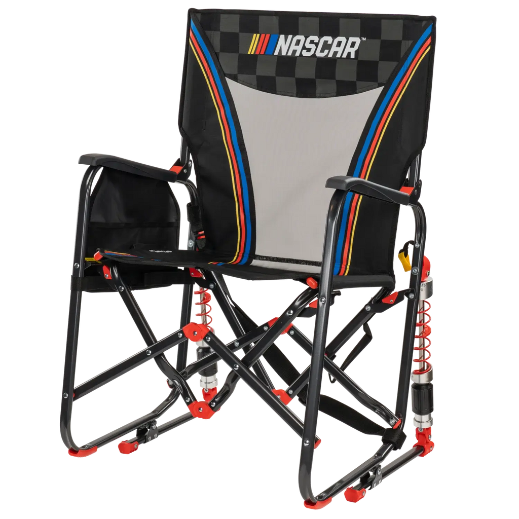 Smooth Motion Adjustable Rocker - NASCAR - Choice 899 - RoadTrip Rocker Smooth Motion Camp Chair Detail