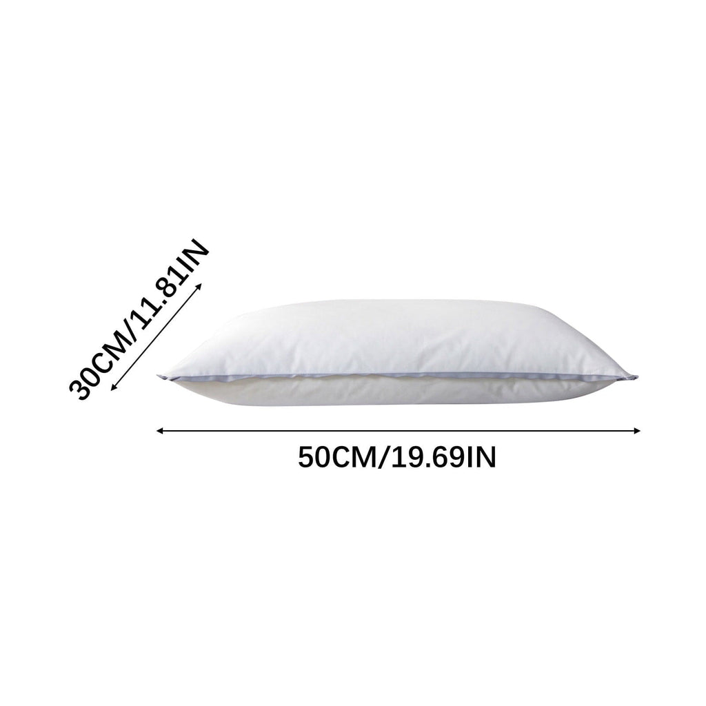 Decorative Plump Flat Pillows for Sleeping Thin, Ultra Thin Pillow, Adjustable Shredded Memory Foam Pillows for Side Back Stomach Slee... - Decorative Throw Pillow Cushion for Sofa & Bed Detail