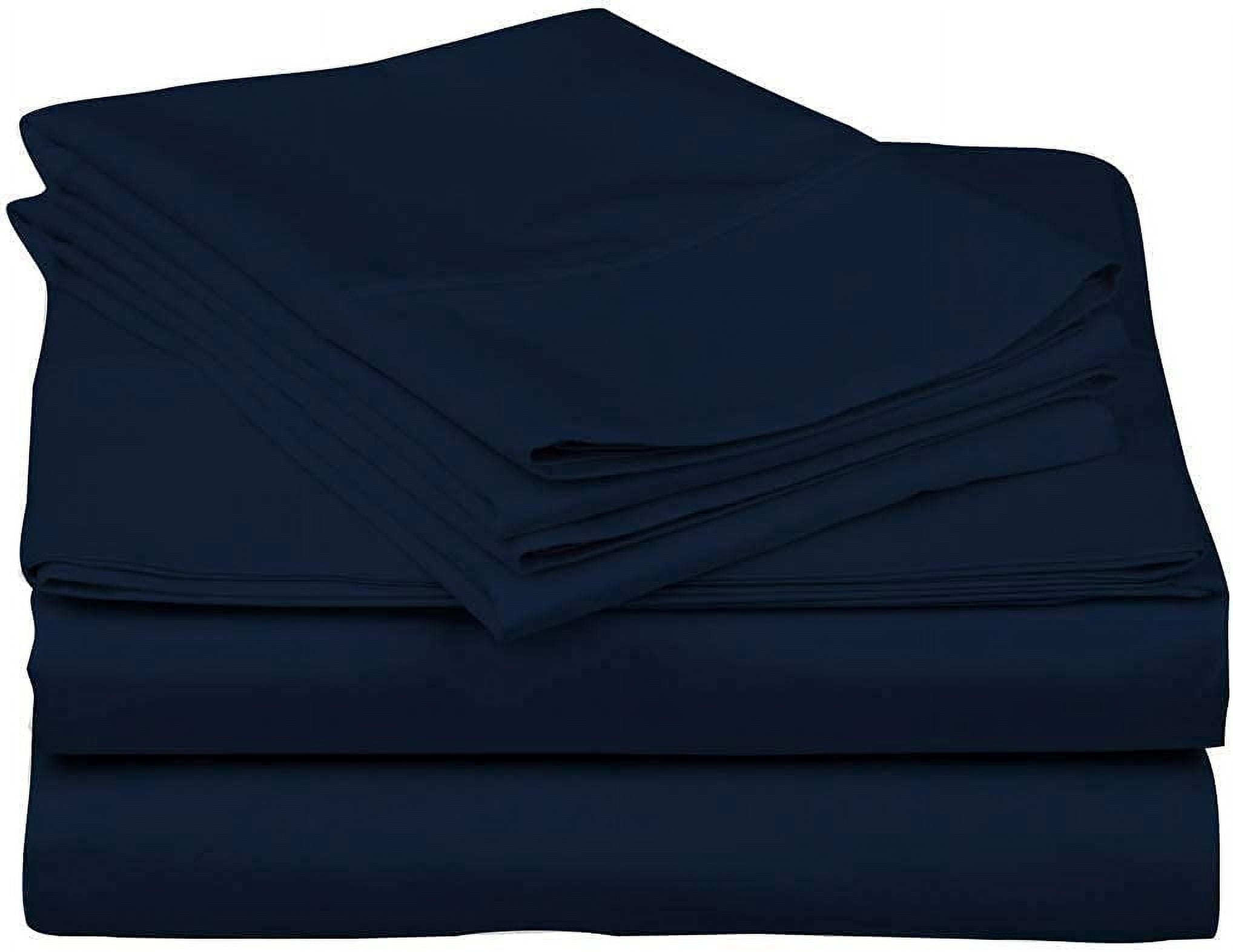 Ultra-Soft Luxury Bed Sheets Set - 800 Thread Count 100% Egyptian Cotton Sheets - 4 Piece Sheet Set Fits Mattress Upto 24 Inch D... - Premium Ultra-Soft Pillowcase Pair for Sleeping Detail