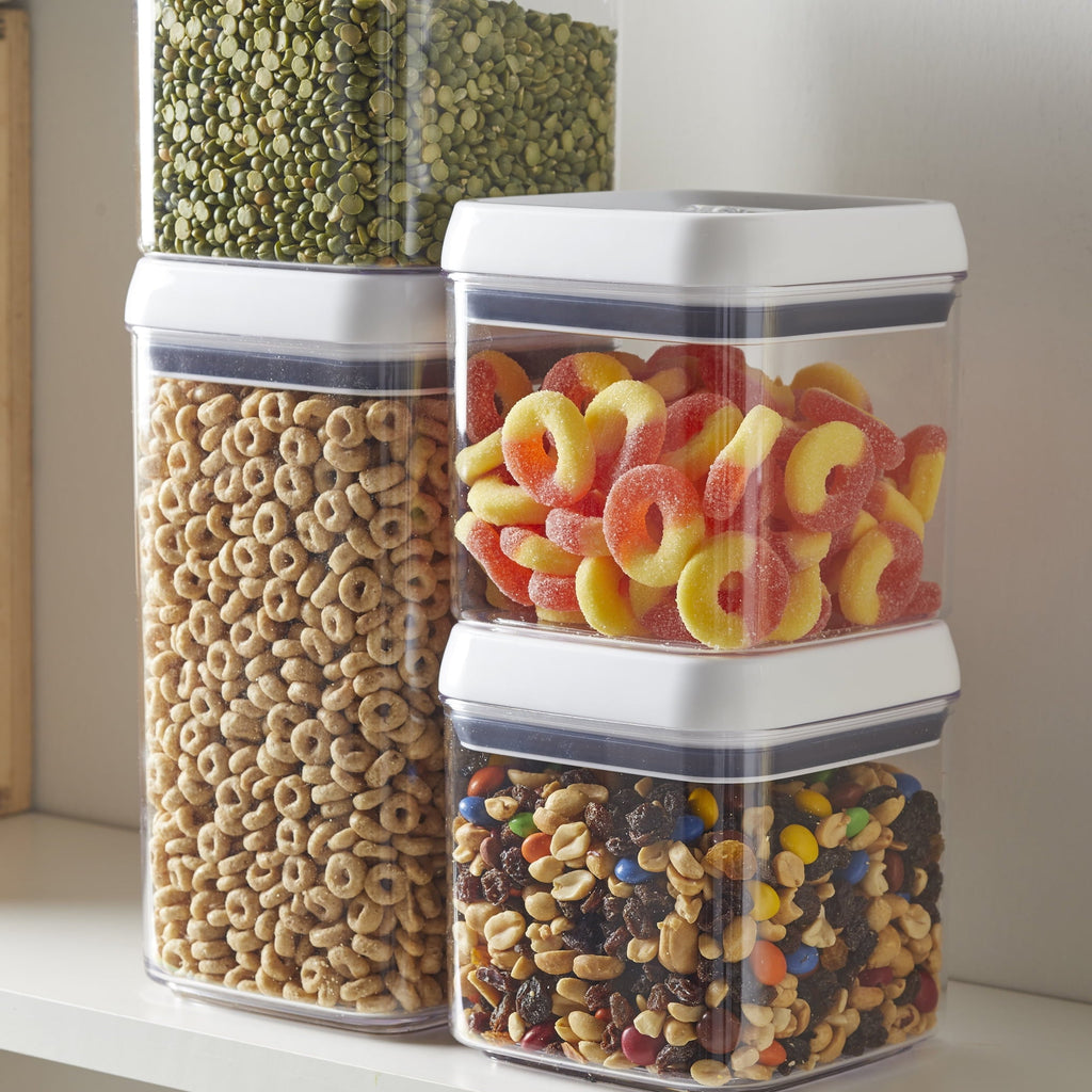 Sweet Treat Shaped (2 pack) Canister - 4.5 Cup Square Food Storage Container, Designed to Help with Pantry Organization and F - Fun Food Fidget Cookie Squishable Toy Detail