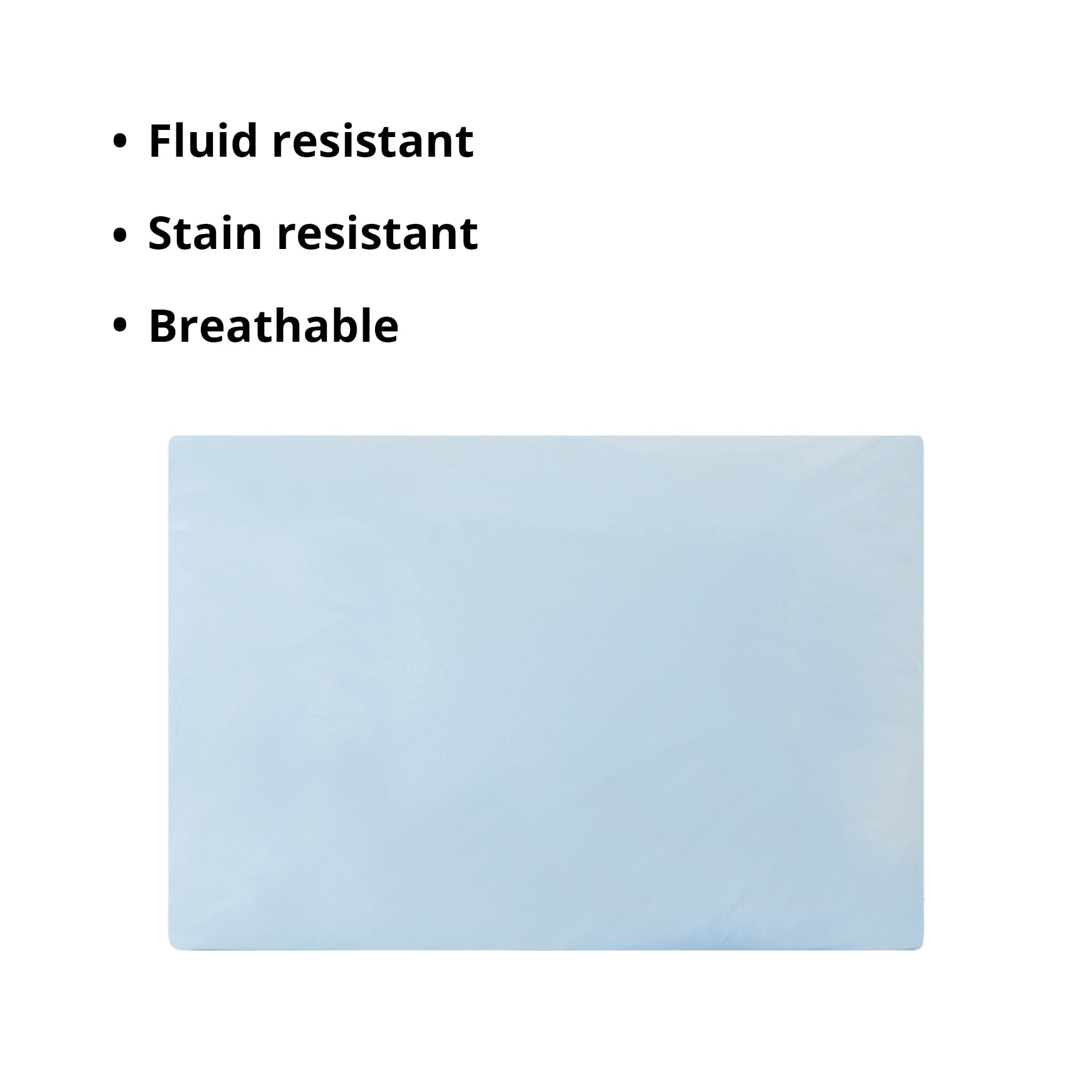Fluffy Shredded Reusable Water-Resistant Soft Polyester Fill Blue Bed Pillow, 19" x 25", 1 Ct - Ergonomic Memory Foam Pillow for Neck Pain Support Detail