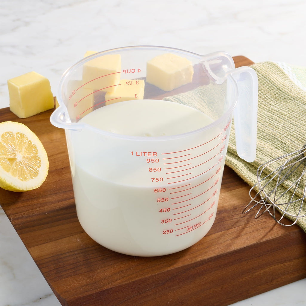 Time-Saving (12 pack) 4 Cup PP Plastic Measuring Cup, 32 oz, Clear - Kitchen Gadget Tool for Quick Food Prep Detail