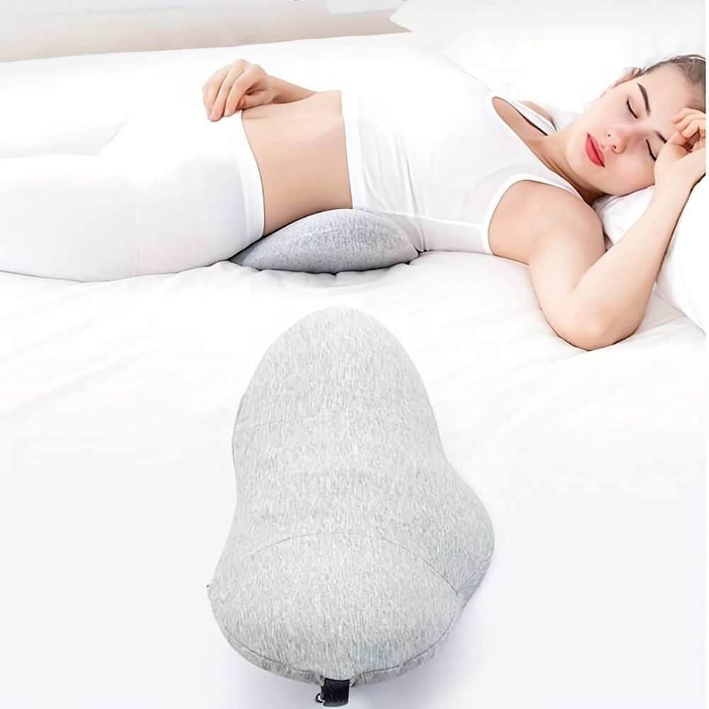 Decorative Plump Effective Support Adult Breathable Lumbar Bed Pillow, Soft, 1 Pack - Orthopedic Shredded Foam Bed Pillow Set Detail