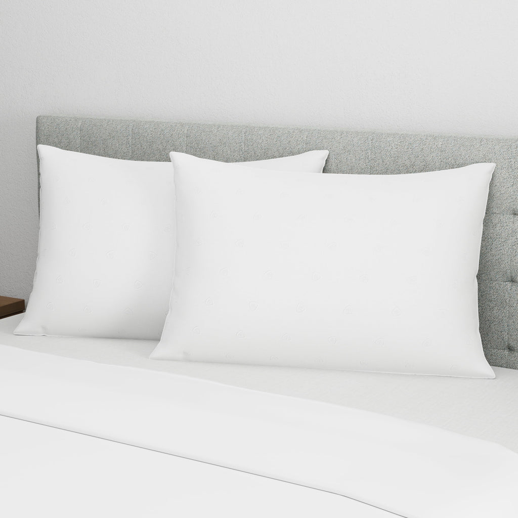 Ergonomic Memory Foam Bed Pillows, Standard/Queen (2 Count) - Hotel Quality Plush Sleeping Pillows Detail