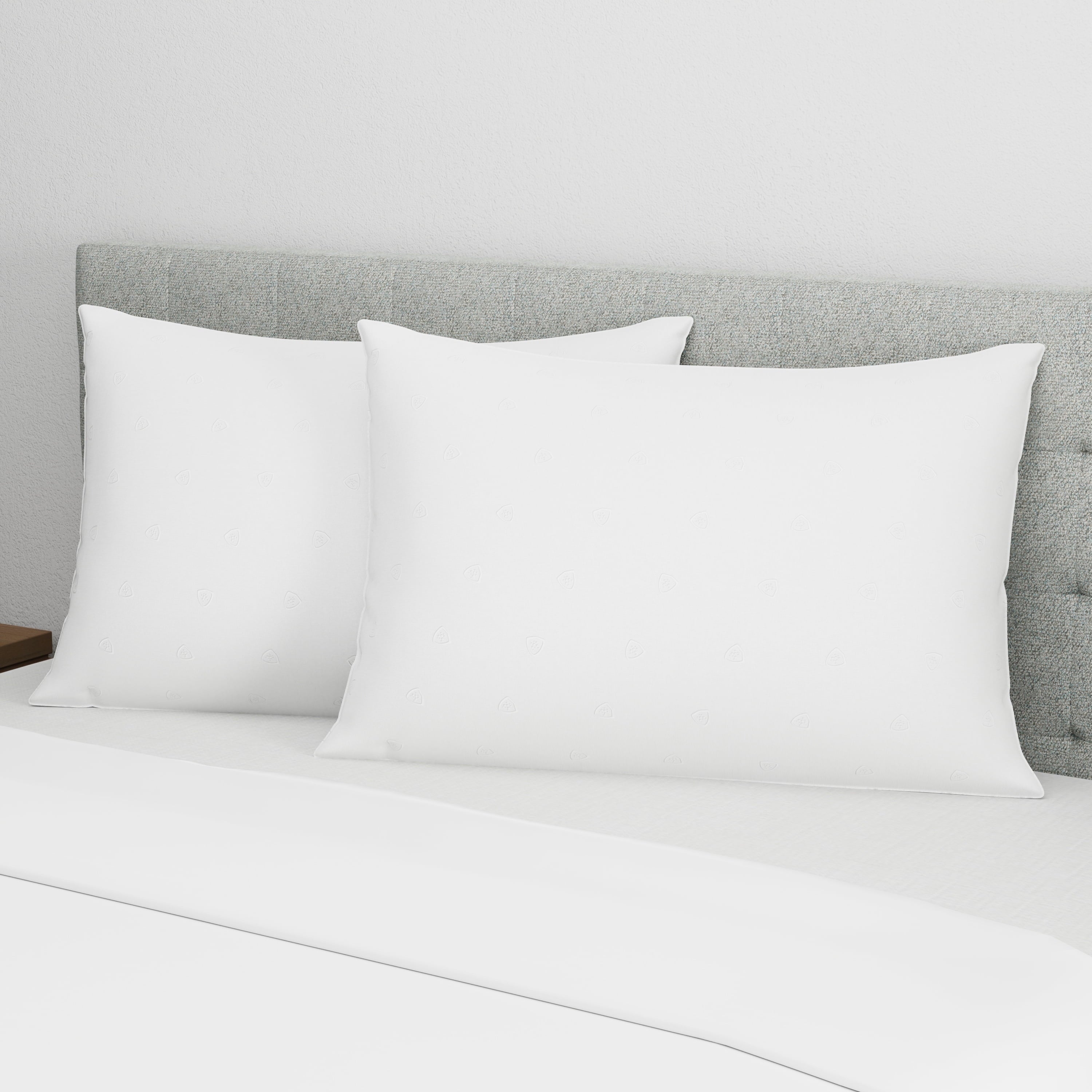 Ergonomic Memory Foam Bed Pillows, Standard/Queen (2 Count) - Hotel Quality Plush Sleeping Pillows Detail