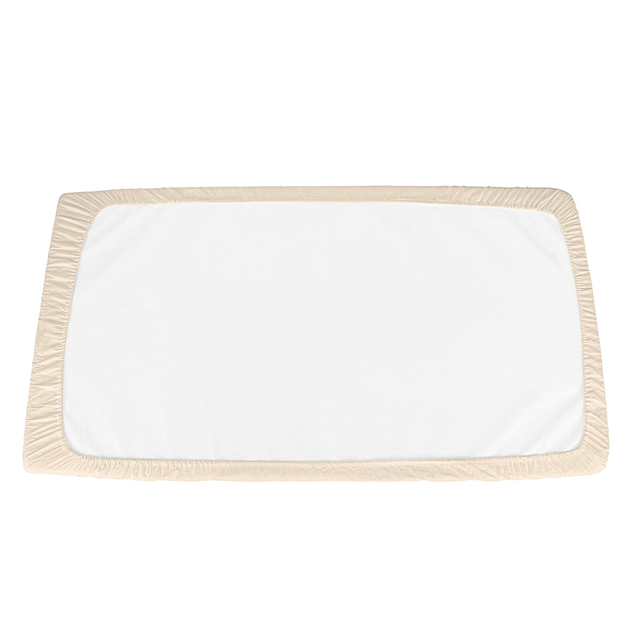 Breathable Luxury Luxurious Hotel Quality Crib Fitted Sheet – 100% Cotton – Ultra Soft, Skin-Friendly & Hypoallergenic – Deep Pocket Fi... - Breathable Egyptian Cotton Flat & Fitted Sheets Detail