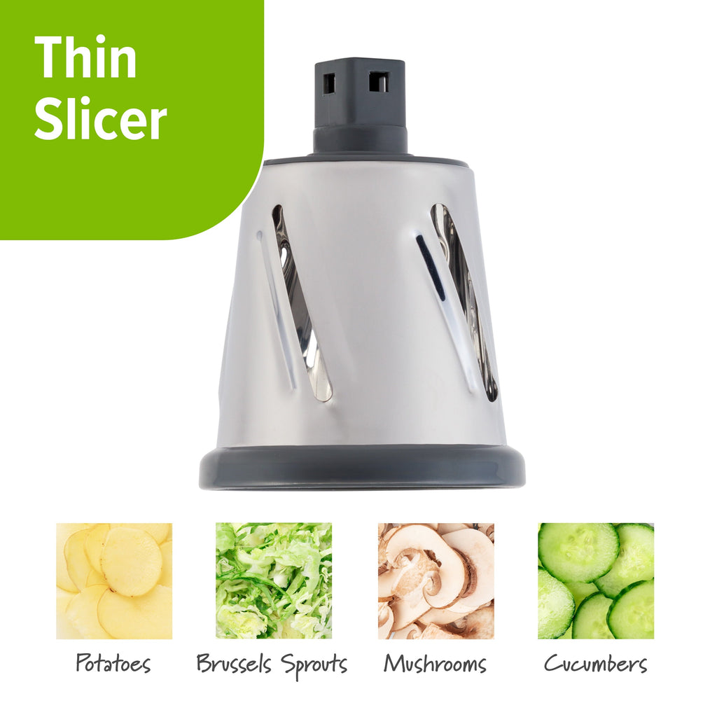 Ergonomic Manual Manual Rotary Grater & Slicer - Innovative Kitchen Helper for Modern Cooking Detail