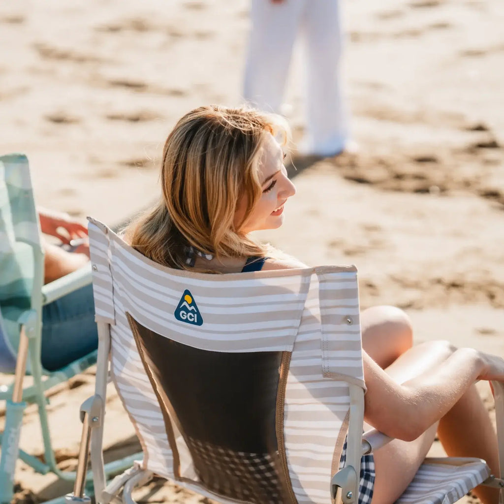 Heavy-Duty Freestyle Beach Rocker - Choice 712 - Patented Spring-Action Rocking Chair for Camping Detail