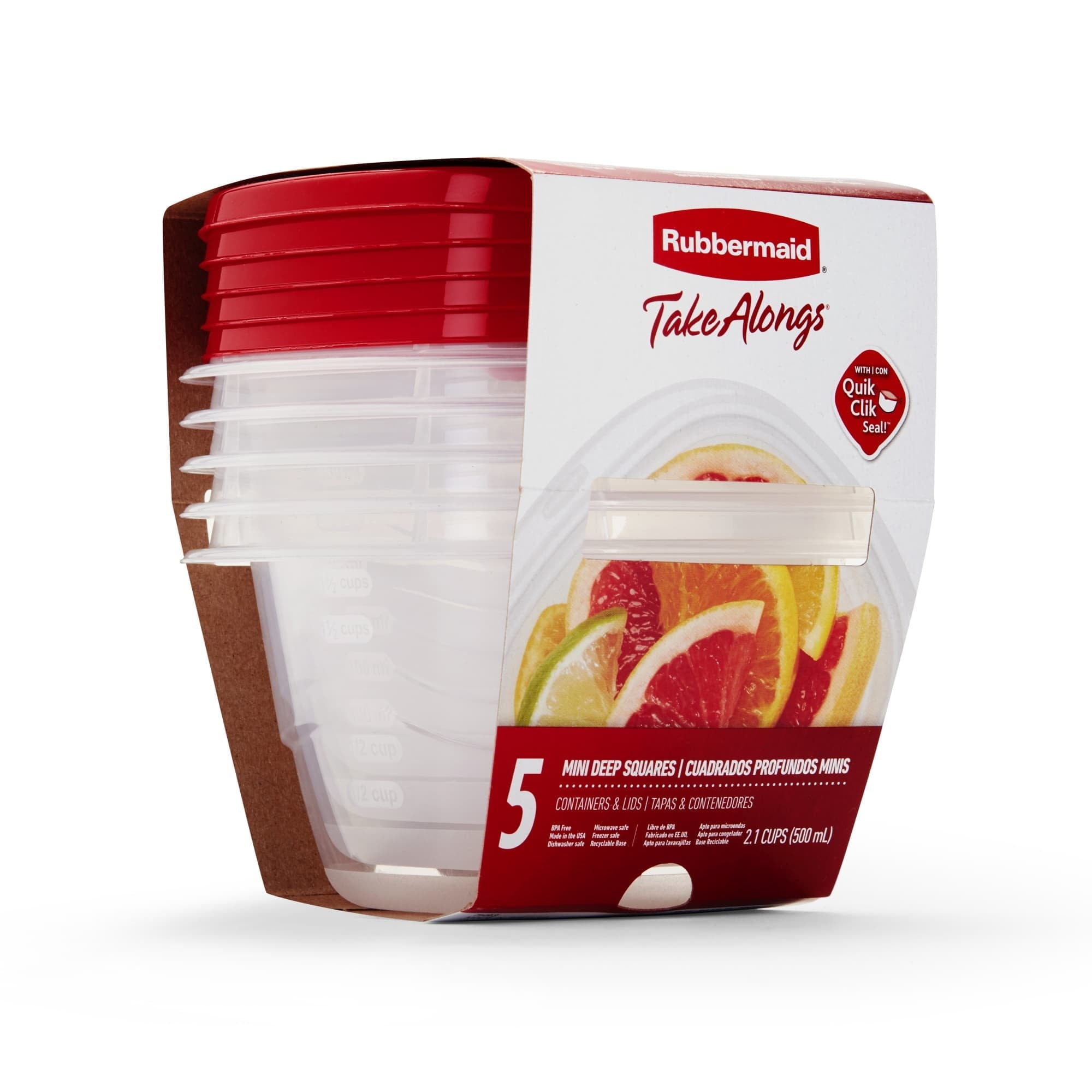 Fun Food Fidget (2 pack) 2.1 cups Clear Food Storage Container 5 pk - Fun Food Fidget Cookie Squishable Toy Detail