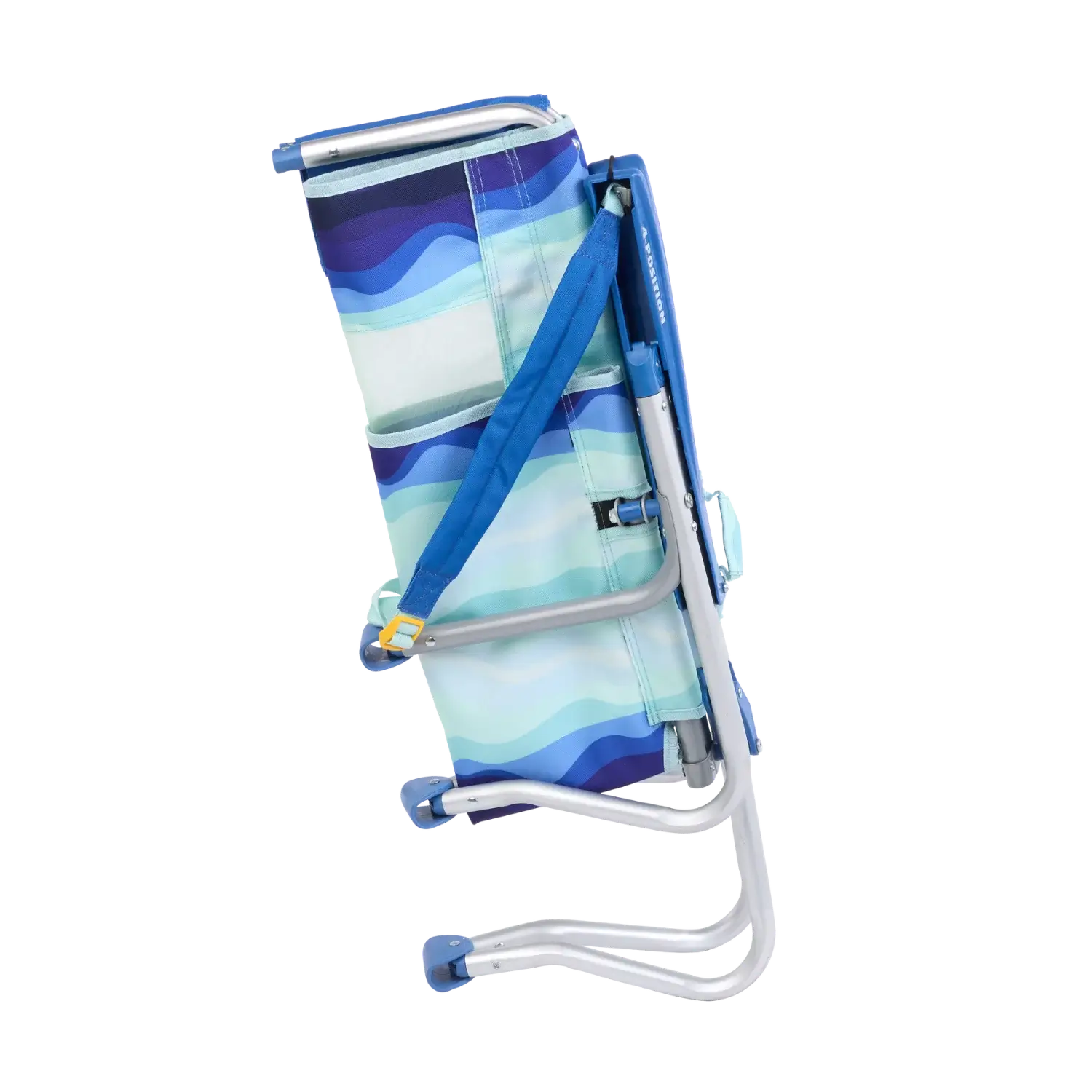 Sand-Friendly Bi-Fold Beach Chair - Choice 601 - Multi-Position Outdoor Beach Chair with Pillow Detail