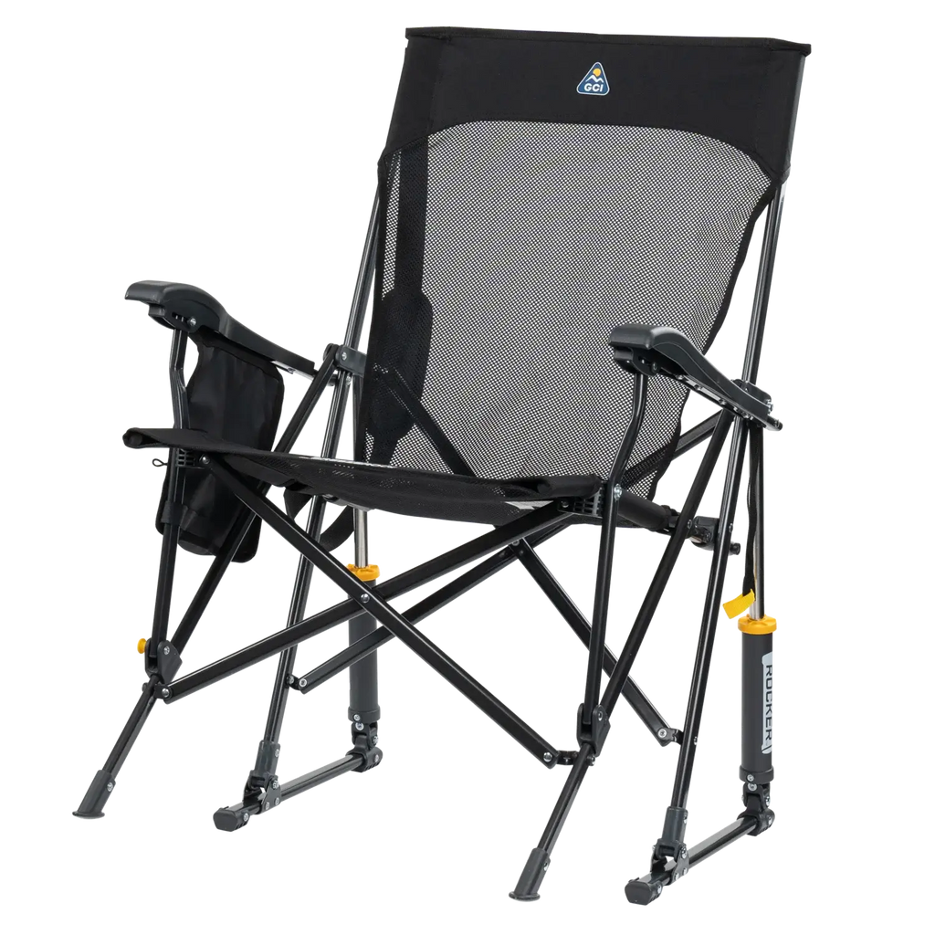 Luxury Camp BreezeRocker - Choice 504 - RoadTrip Rocker Smooth Motion Camp Chair Detail