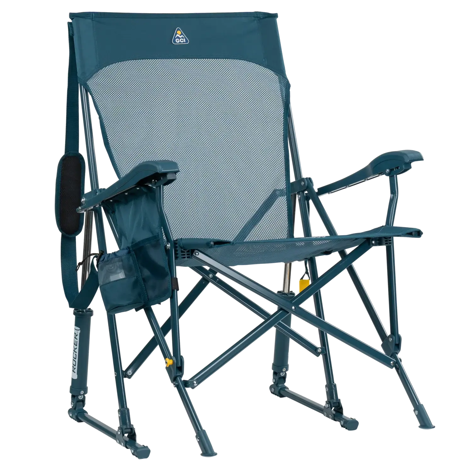 Luxury Camp BreezeRocker - Choice 504 - RoadTrip Rocker Smooth Motion Camp Chair - Teal