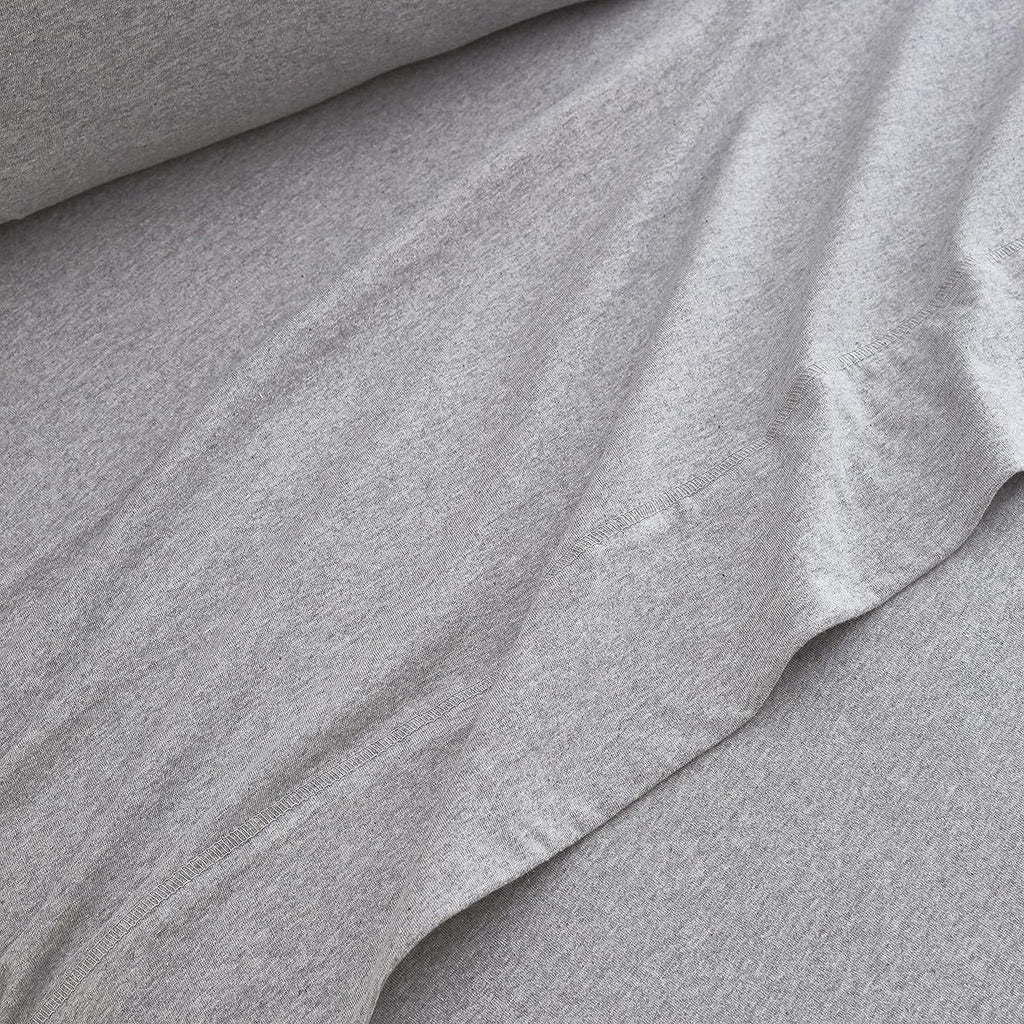 Breathable Luxury Jersey Knit Full Size Sheets 4pc|100% T-Shirt Cotton Blend Super Soft Breathable Jersey Sheets Full Size Bed, Stretch... - Luxury Bed Sheet Set with Deep Pockets Detail