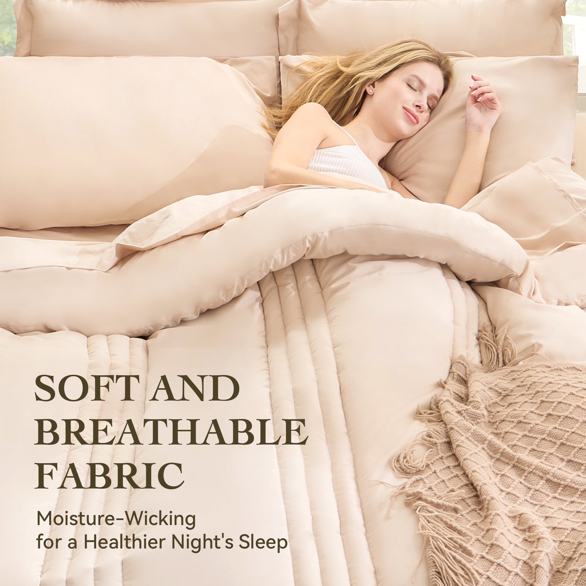 Luxurious Quilted Twin Comforter Set 5 Pieces,Bed in a Bag, Bedding Set with Comforter,Fitted Sheet,Flat Sheet,Pillowcase, All Season - Hypoallergenic Ultra-Fluffy Quilt for Winter Detail